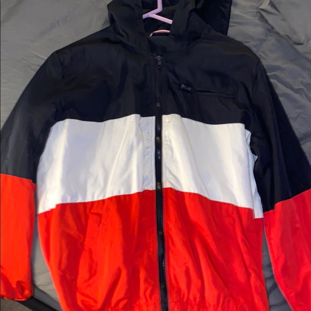 Pacsun three color hoodie